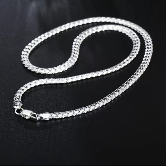 22" 925 Sterling Silver Chain Necklace - Picture 2 of 5